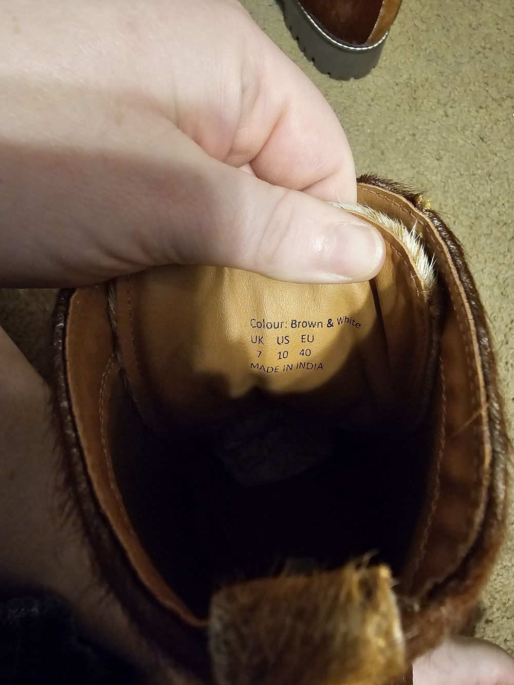 Brand New Myra Cowhide Boots - Picture 4 of 7